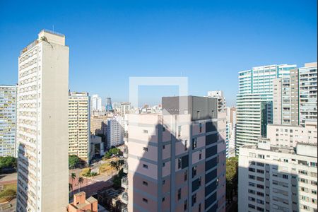 Vista da Varanda da Sala/Quarto de kitnet/studio para alugar com 1 quarto, 25m² em Consolação, São Paulo