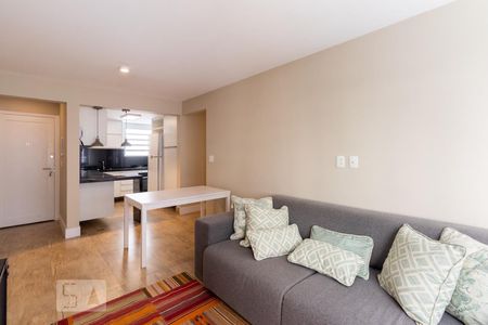 Sala de apartamento para alugar com 2 quartos, 80m² em Vila Nova Conceição, São Paulo