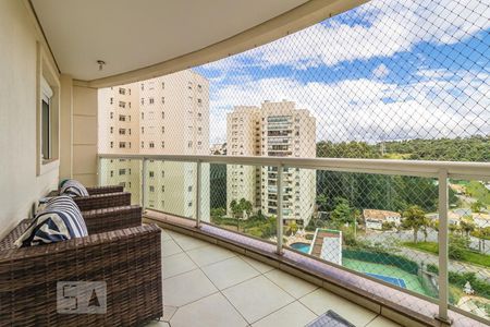 Varanda de apartamento à venda com 3 quartos, 133m² em Tamboré, Santana de Parnaíba