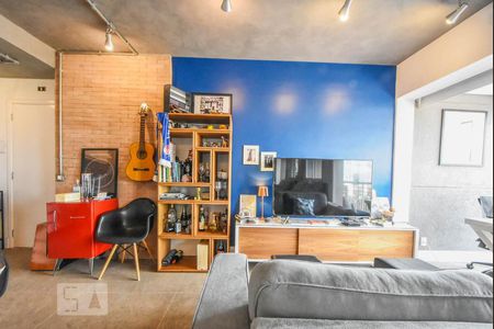 Sala de apartamento à venda com 1 quarto, 45m² em Brooklin Paulista, São Paulo