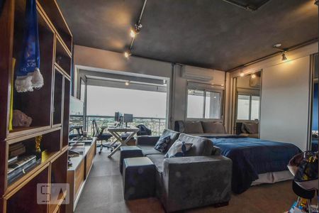 Sala de apartamento à venda com 1 quarto, 45m² em Brooklin Paulista, São Paulo