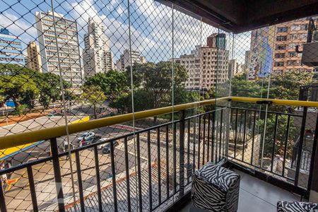 Varanda de apartamento à venda com 1 quarto, 38m² em Campos Elíseos, São Paulo