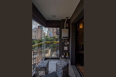 Varanda de apartamento à venda com 1 quarto, 38m² em Campos Elíseos, São Paulo