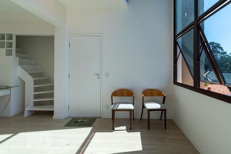 Sala de apartamento à venda com 1 quarto, 68m² em Paraíso do Morumbi, São Paulo