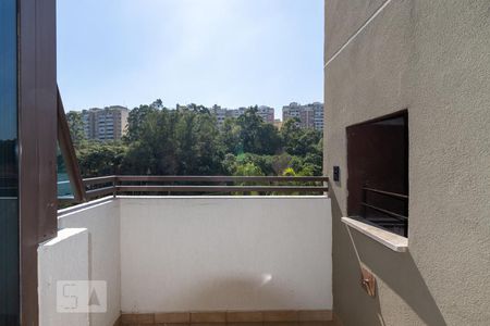 Varanda da Sala de apartamento à venda com 1 quarto, 68m² em Paraíso do Morumbi, São Paulo