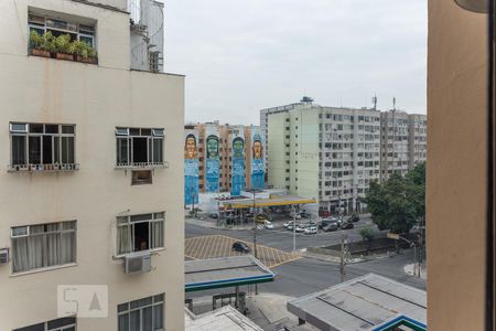 Vista da Sala  de apartamento à venda com 2 quartos, 74m² em Tijuca, Rio de Janeiro