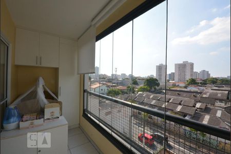 Varanda da Sala de apartamento para alugar com 1 quarto, 36m² em Cambuci, São Paulo