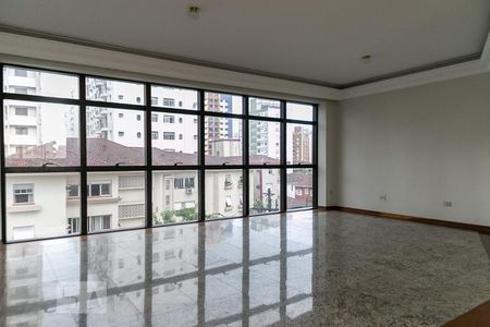 Sala de apartamento para alugar com 4 quartos, 273m² em Macuco, Santos