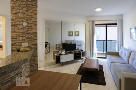 Sala de apartamento para alugar com 1 quarto, 45m² em Jardim Paulistano, São Paulo