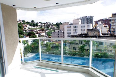 Varanda da Sala de apartamento à venda com 3 quartos, 106m² em Icaraí, Niterói