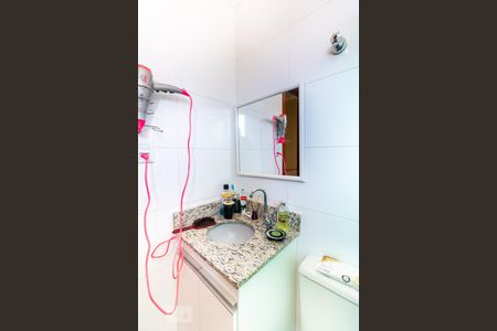 Banheiro da Suíte 1 de casa de condomínio à venda com 3 quartos, 120m² em Vila Nova Mazzei, São Paulo
