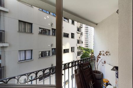 Varanda da Sala de apartamento para alugar com 2 quartos, 56m² em Vila Olímpia, São Paulo