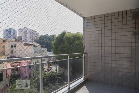 Varanda da Sala de apartamento à venda com 3 quartos, 90m² em Rio Comprido, Rio de Janeiro