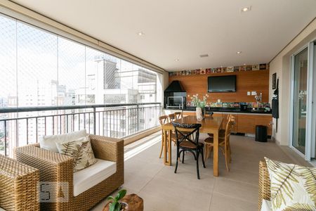 Varanda Gourmet de apartamento à venda com 3 quartos, 190m² em Chácara Califórnia, São Paulo