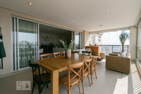 Varanda Gourmet de apartamento à venda com 3 quartos, 190m² em Chácara Califórnia, São Paulo