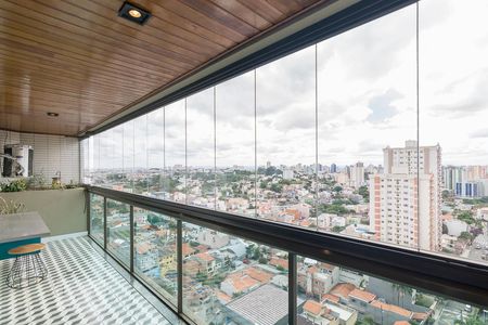 Varanda da Sala de apartamento para alugar com 4 quartos, 290m² em Vila Bastos, Santo André