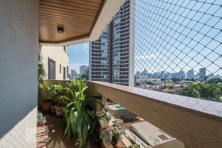 Varanda de apartamento à venda com 4 quartos, 134m² em Jardim das Acácias, São Paulo