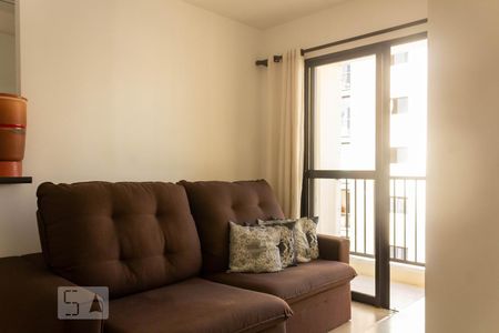 Sala de Estar de apartamento à venda com 2 quartos, 50m² em Campininha, São Paulo