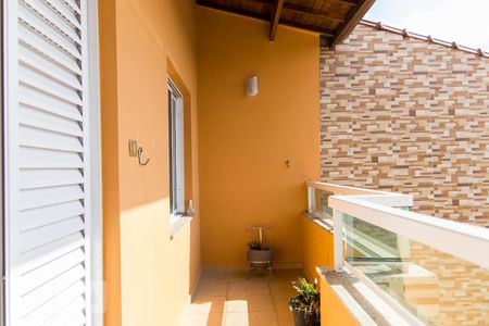 Varanda da Suíte de casa à venda com 4 quartos, 250m² em Vila Guiomar, Santo André