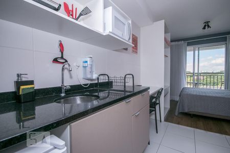 Cozinha de kitnet/studio à venda com 1 quarto, 20m² em Santana, São Paulo