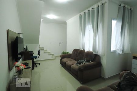 Sala de apartamento para alugar com 3 quartos, 87m² em Parque Oratório, Santo André