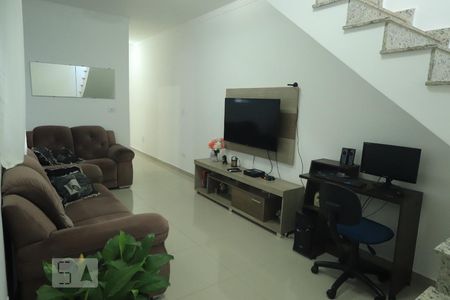 Sala de apartamento para alugar com 3 quartos, 87m² em Parque Oratório, Santo André