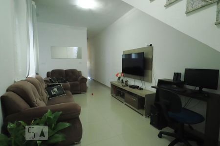 Sala de apartamento para alugar com 3 quartos, 87m² em Parque Oratório, Santo André