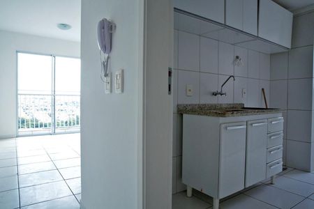 Cozinha de apartamento para alugar com 2 quartos, 52m² em Wanel Ville, Sorocaba