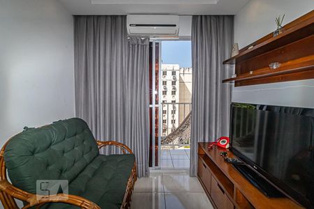 Detalhe Sala de apartamento à venda com 2 quartos, 50m² em Taquara, Rio de Janeiro