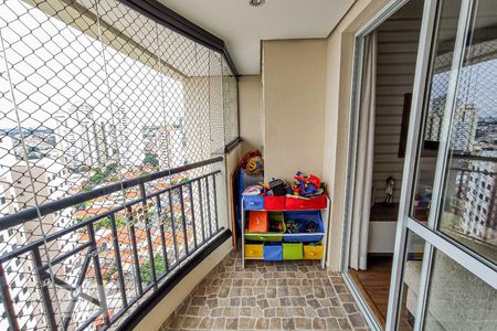 Varanda de apartamento à venda com 3 quartos, 74m² em Vila Bertioga, São Paulo