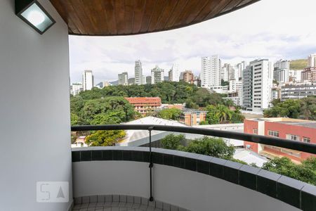 Varanda da Sala de apartamento para alugar com 3 quartos, 79m² em Sion, Belo Horizonte
