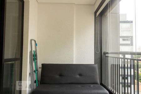 Varanda de kitnet/studio para alugar com 1 quarto, 35m² em Campo Belo, São Paulo