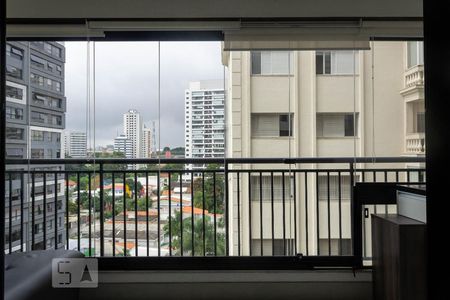 Varanda de kitnet/studio para alugar com 1 quarto, 35m² em Campo Belo, São Paulo