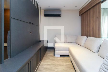 Sala de apartamento à venda com 1 quarto, 43m² em Santo Amaro, São Paulo