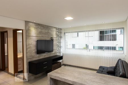 Sala de apartamento para alugar com 2 quartos, 68m² em Grajaú, Belo Horizonte