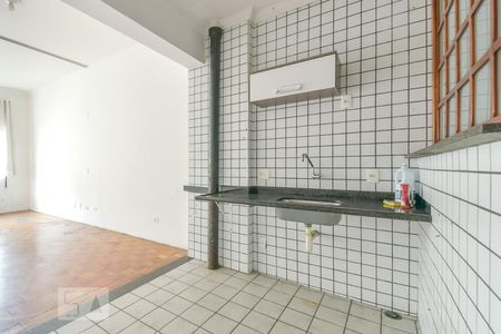 Cozinha de kitnet/studio à venda com 1 quarto, 34m² em Centro Histórico de São Paulo, São Paulo