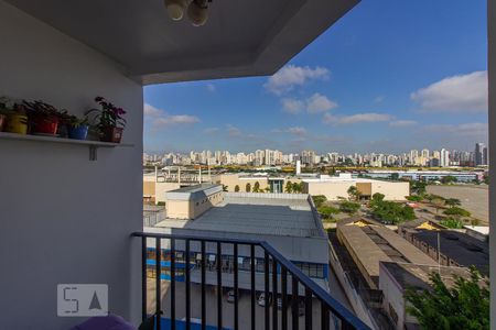 Varanda da Sala de apartamento para alugar com 2 quartos, 50m² em Parque da Mooca, São Paulo