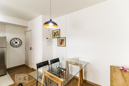 Sala de jantar de apartamento à venda com 1 quarto, 50m² em Chácara Santo Antônio (zona Sul), São Paulo