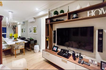 Sala de apartamento para alugar com 2 quartos, 67m² em Estuário, Santos