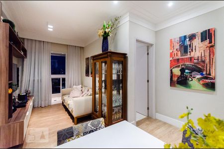 Sala de apartamento para alugar com 2 quartos, 67m² em Estuário, Santos