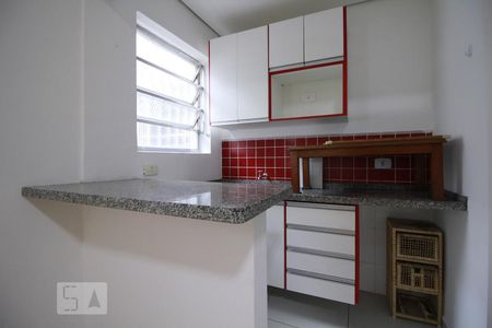 Cozinha de kitnet/studio para alugar com 1 quarto, 21m² em Vila Moreira, São Paulo