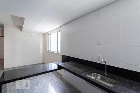 Cozinha de apartamento à venda com 1 quarto, 40m² em Funcionários, Belo Horizonte