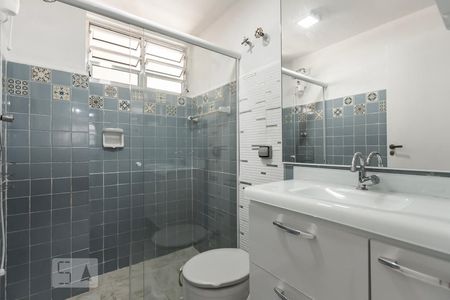 Banheiro de kitnet/studio à venda com 1 quarto, 40m² em Santa Cecília, São Paulo