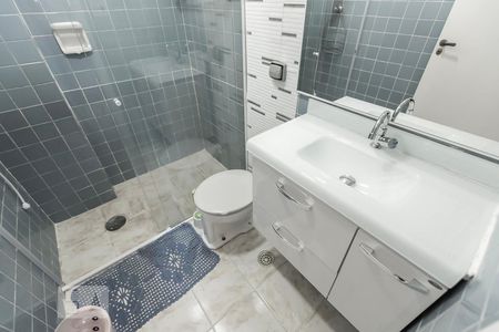 Banheiro de kitnet/studio à venda com 1 quarto, 40m² em Santa Cecília, São Paulo