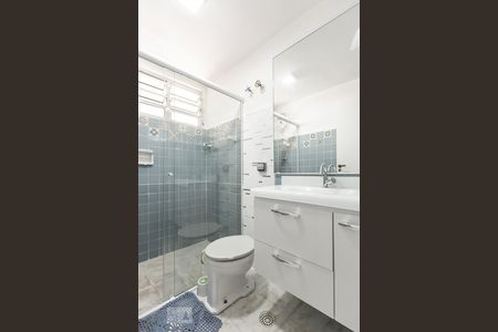 Banheiro de kitnet/studio à venda com 1 quarto, 40m² em Santa Cecília, São Paulo