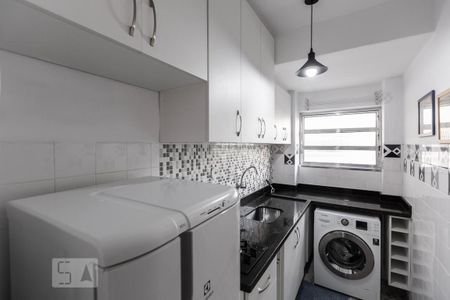 Cozinha de kitnet/studio à venda com 1 quarto, 40m² em Santa Cecília, São Paulo