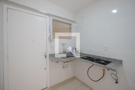 Sala/Cozinha de kitnet/studio à venda com 1 quarto, 32m² em Bela Vista, São Paulo