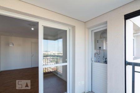 Sacada Sala de apartamento à venda com 2 quartos, 69m² em Jardim, Santo André