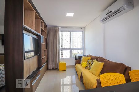 Sala de kitnet/studio para alugar com 1 quarto, 34m² em Setor Bueno, Goiânia