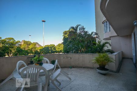 Varanda da Sala de apartamento à venda com 4 quartos, 186m² em Botafogo, Rio de Janeiro